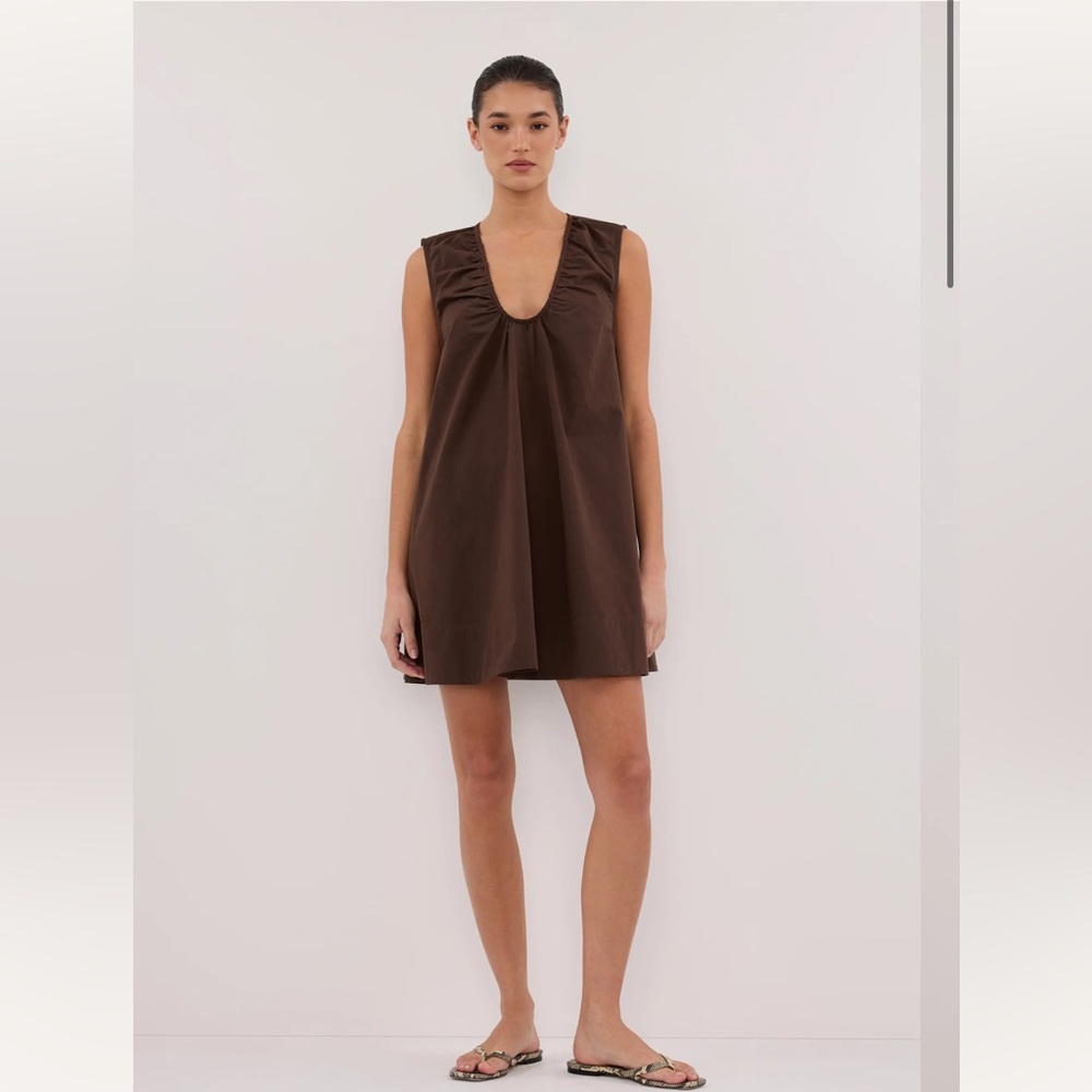 DISSH Gabby Mini Dress in Chocolate. Size 2!